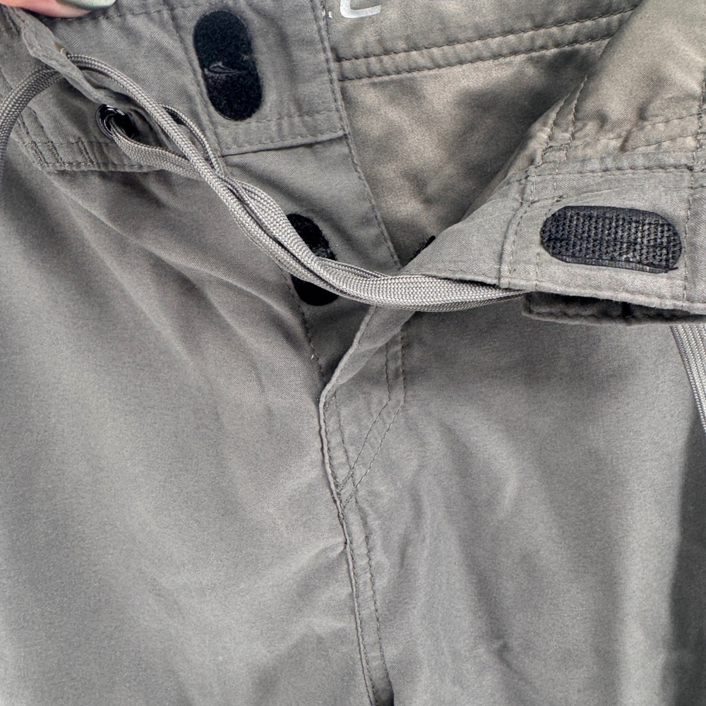 O'Neill Mens Gray Solid Cargo Board Shorts Swim Trunks Size 33 Surf Casual Beach - Picture 7 of 10